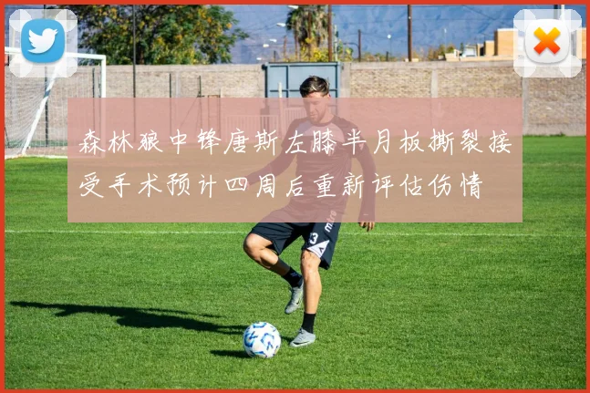 森林狼中锋唐斯左膝半月板撕裂接受手术预计四周后重新评估伤情