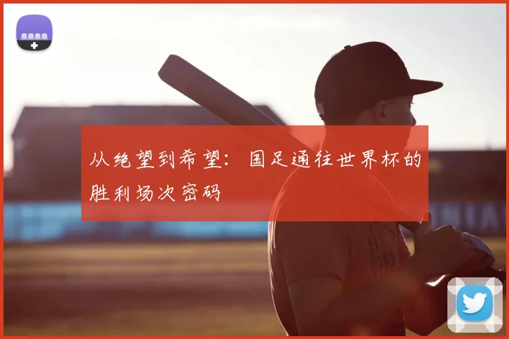从绝望到希望:国足通往世界杯的胜利场次密码